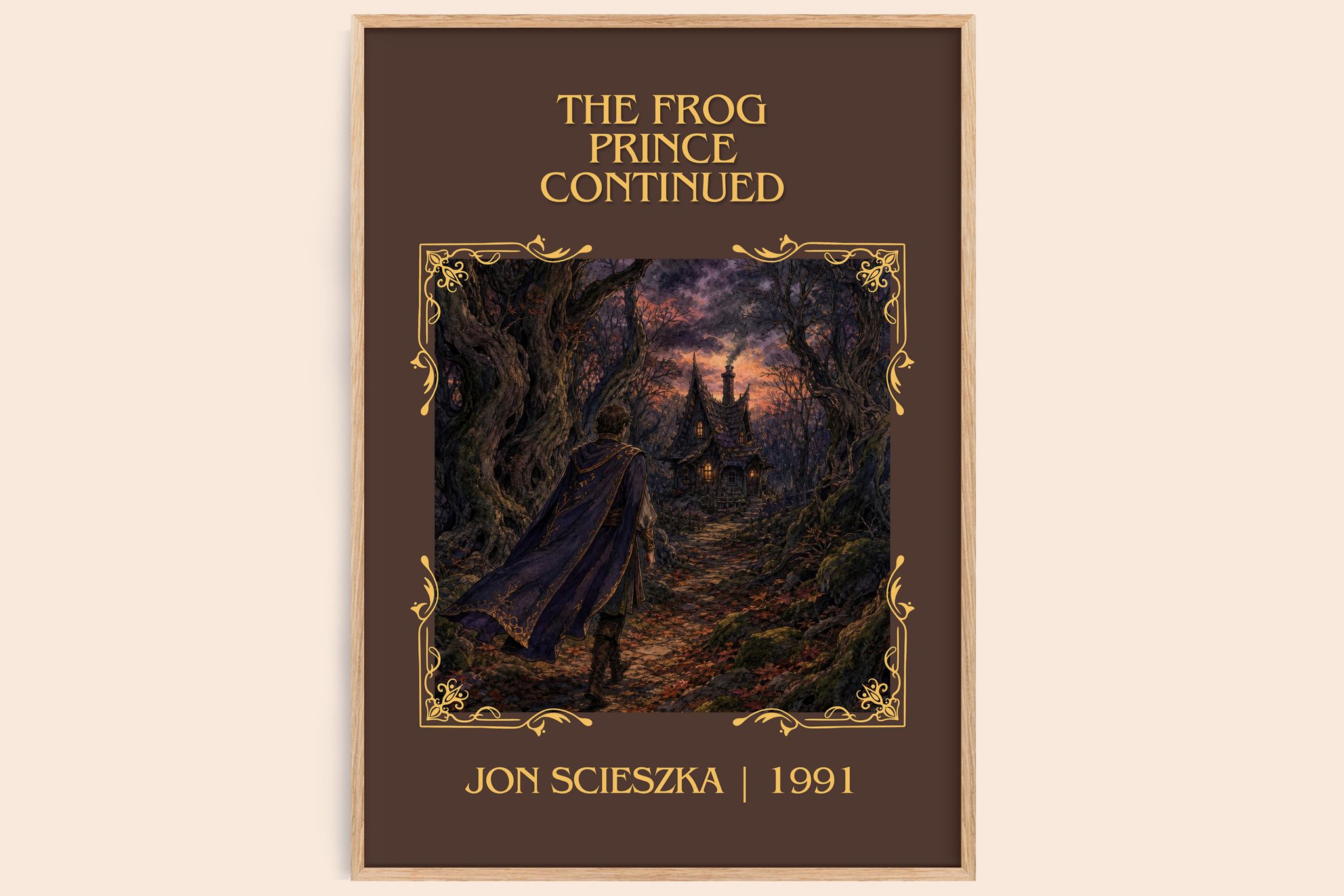 The Frog Prince Continued Classic Book Art Print by Jon Scieszka