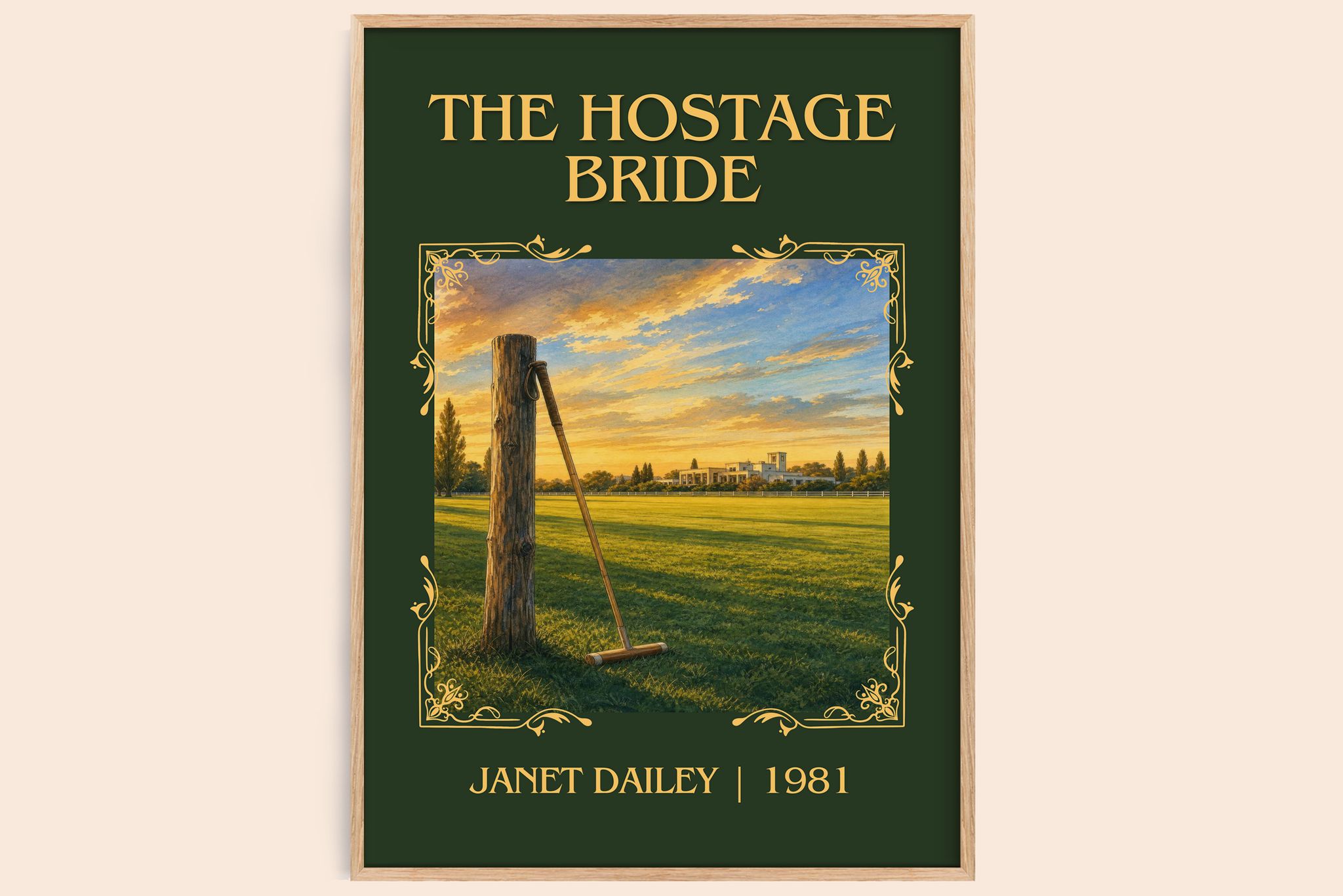 The Hostage Bride Classic Book Art Print by Janet Dailey