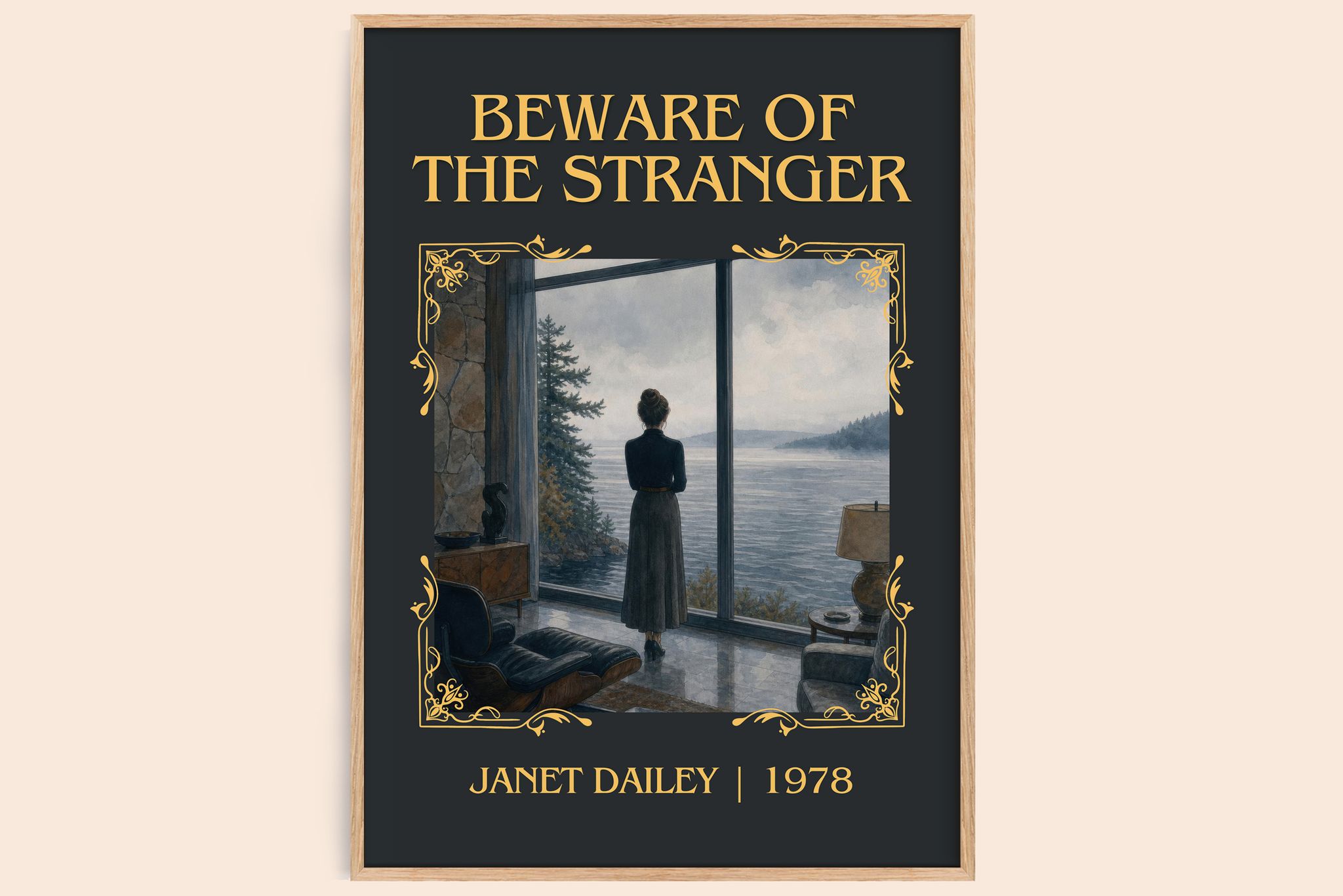 Beware of the Stranger Classic Book Art Print by Janet Dailey