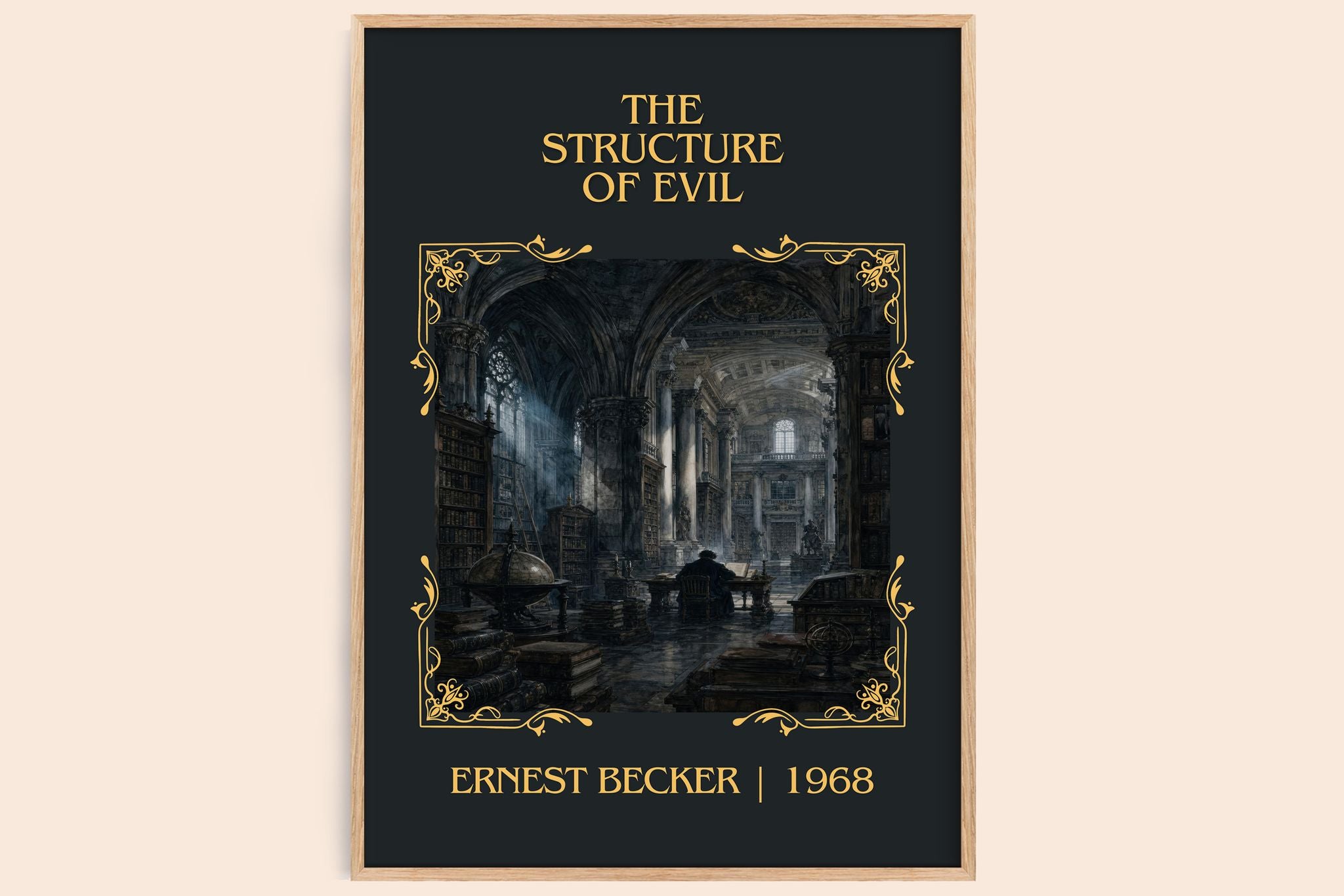 The structure of evil Classic Book Art Print by Ernest Becker