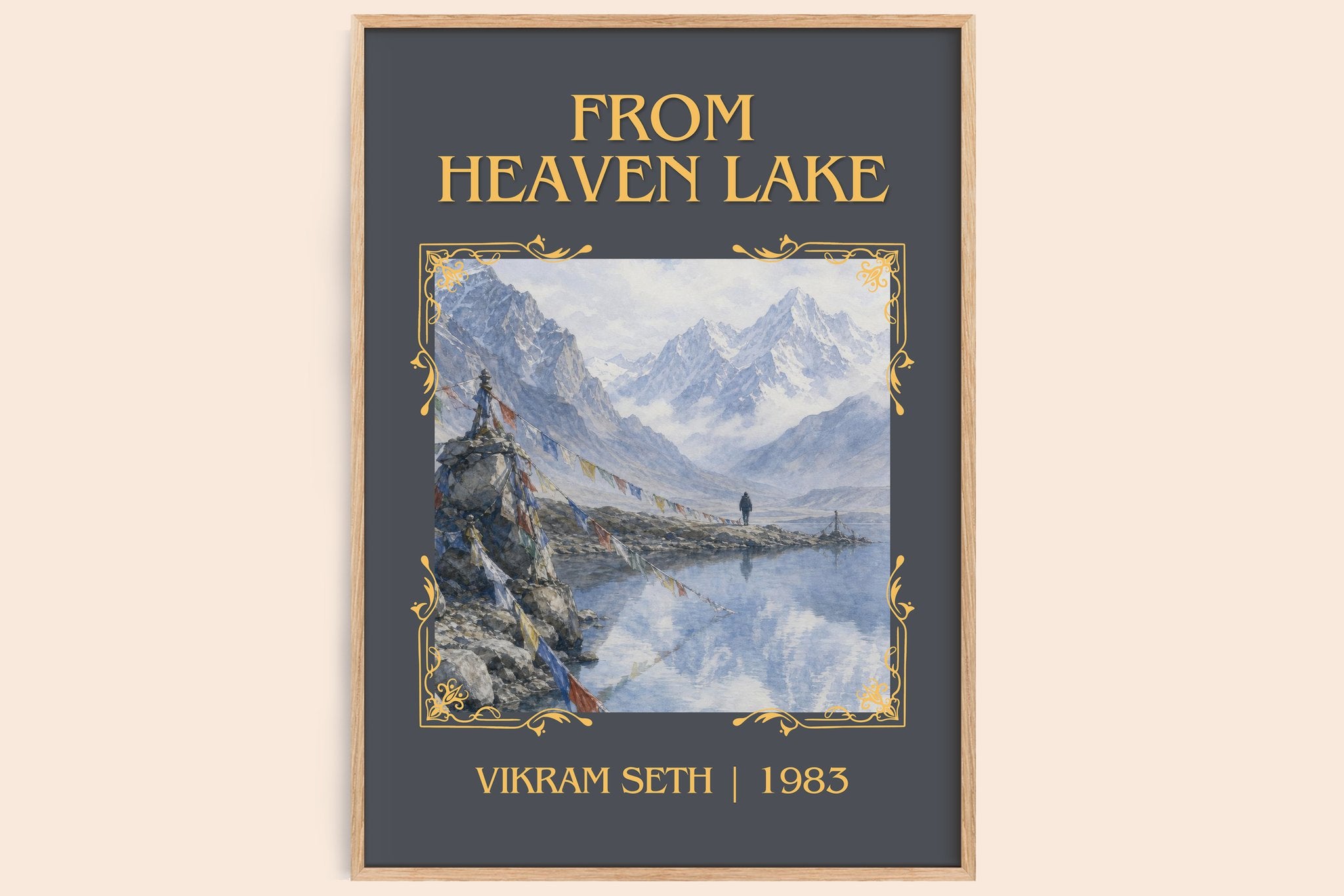 From Heaven Lake Classic Book Art Print by Vikram Seth