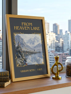 From Heaven Lake Classic Book Art Print by Vikram Seth – image 3