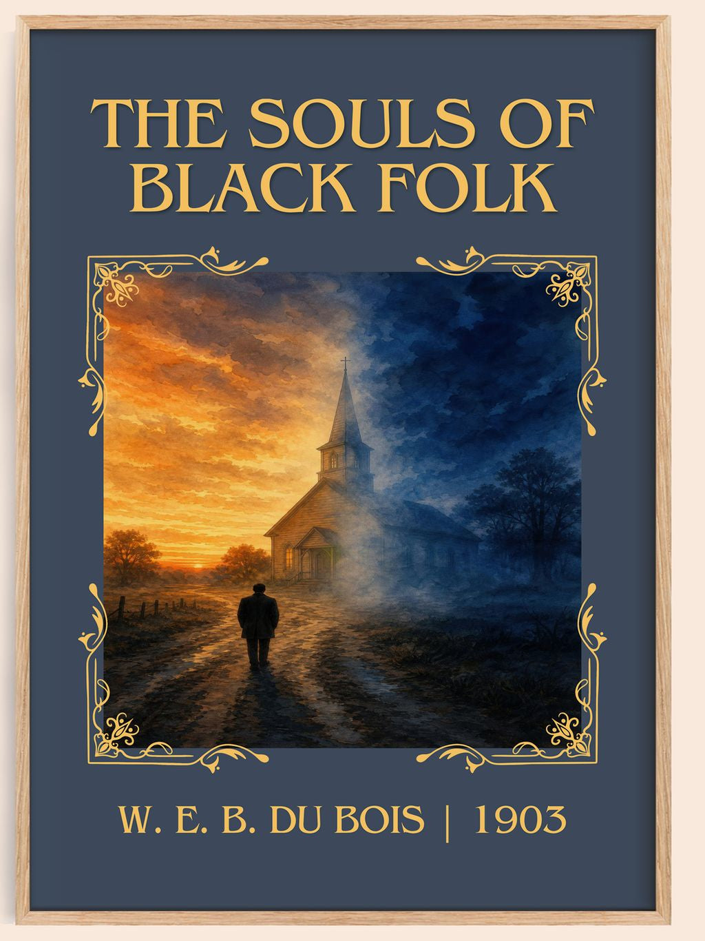 The Souls of Black Folk Classic Book Art Print by W. E. B. Du Bois – book poster