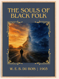 The Souls of Black Folk Classic Book Art Print by W. E. B. Du Bois – book poster