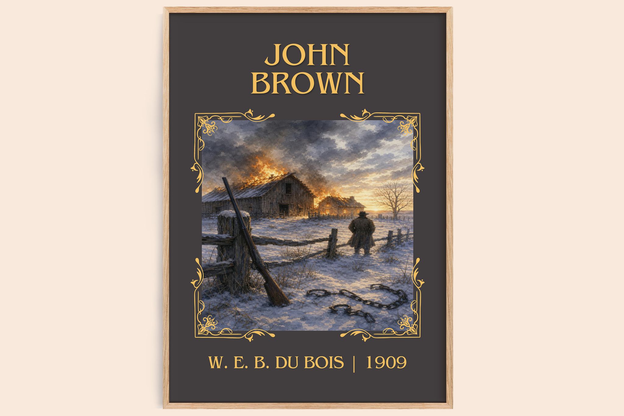 John Brown Classic Book Art Print by W. E. B. Du Bois