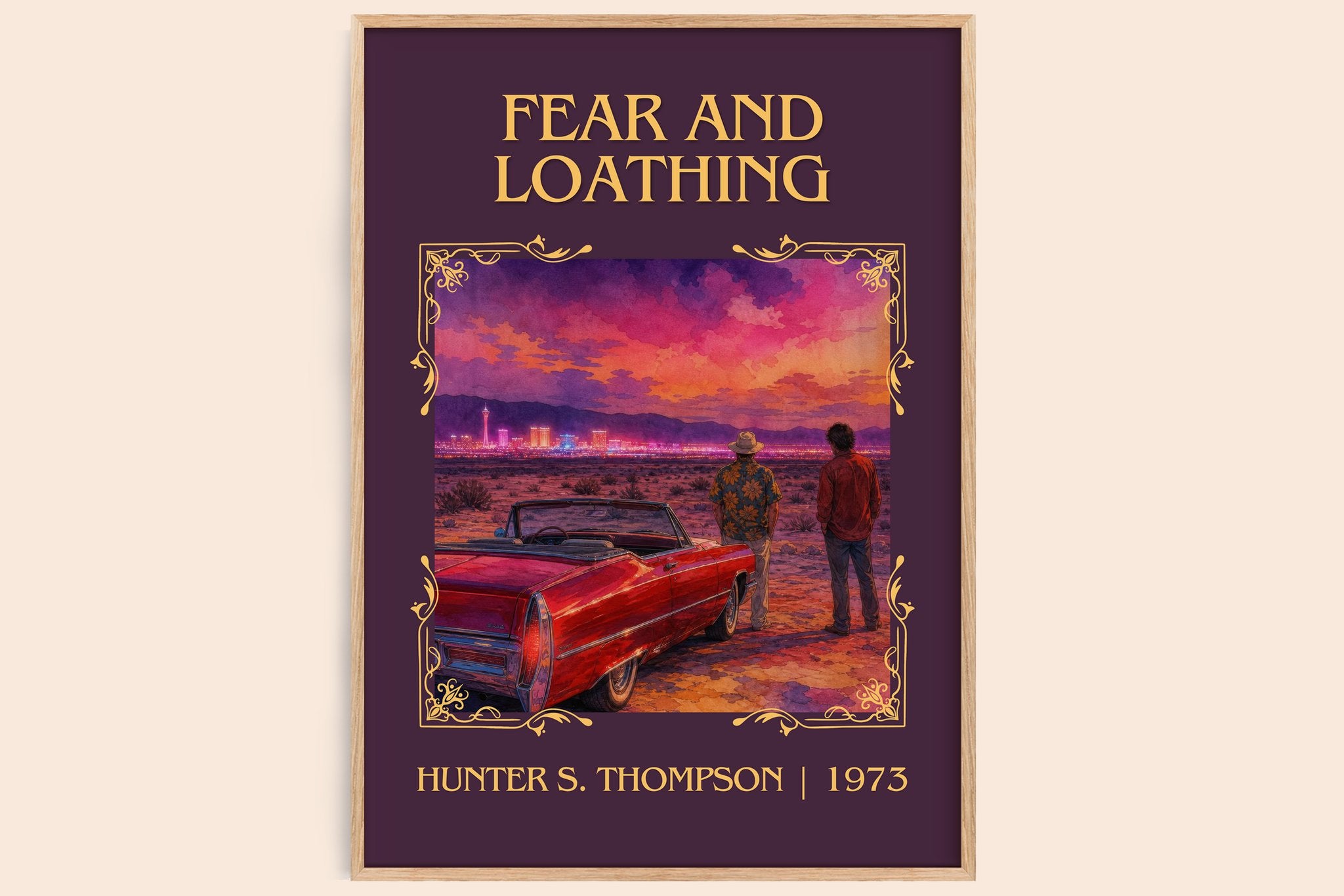 Fear and Loathing Classic Book Art Print by Hunter S. Thompson