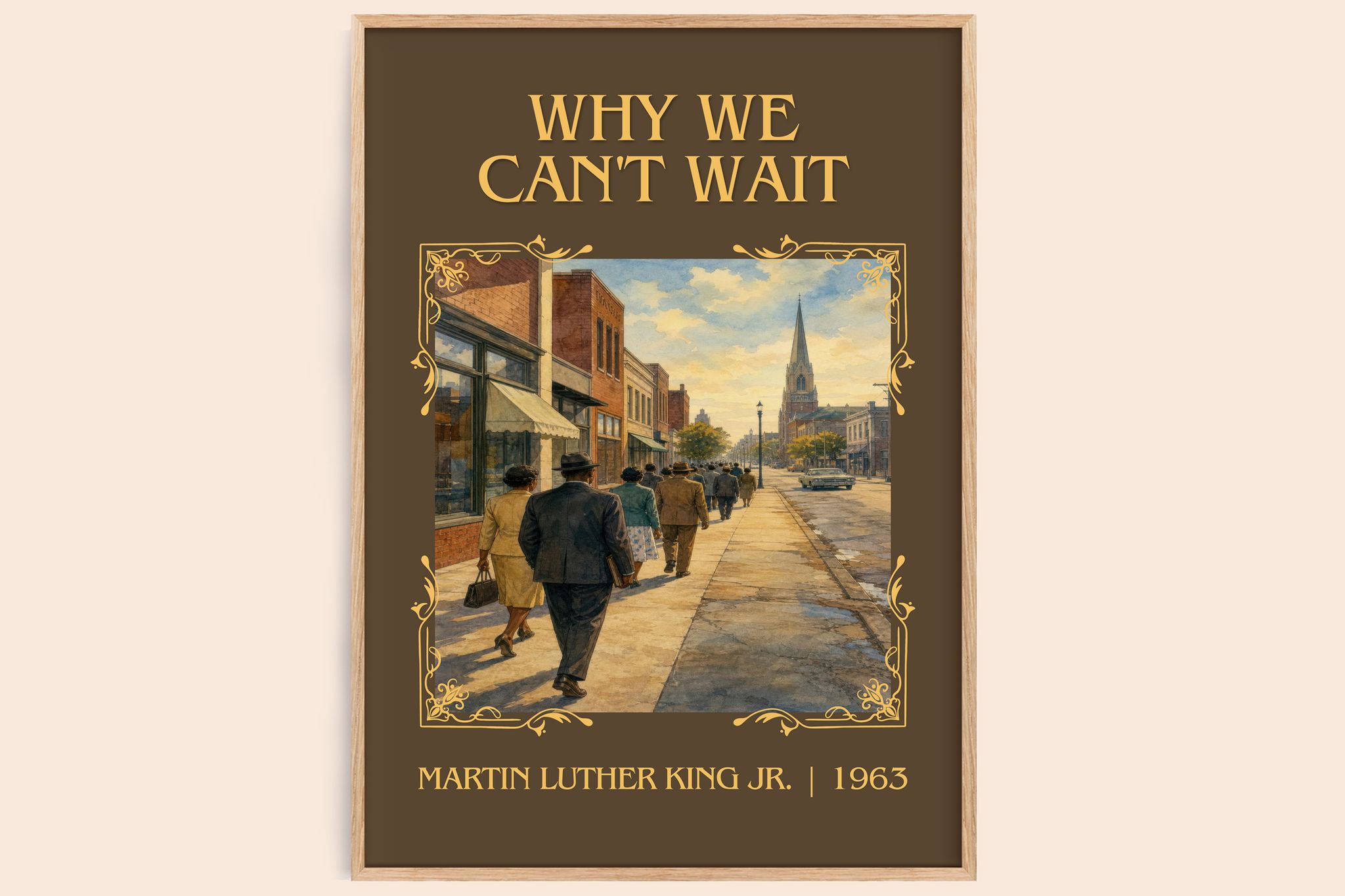 Why We Can't Wait Classic Book Art Print by Martin Luther King Jr.