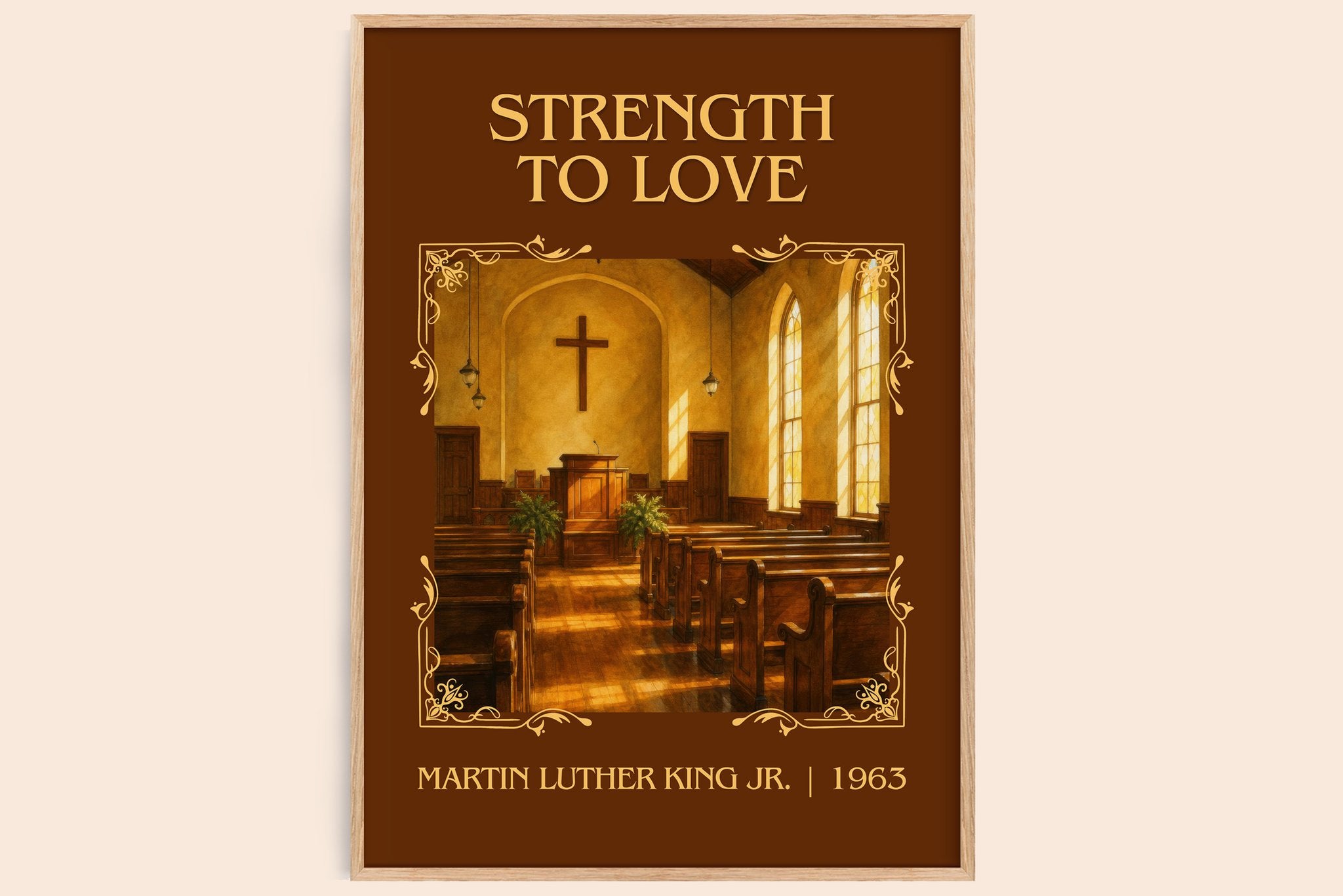 Strength to love Classic Book Art Print by Martin Luther King Jr.