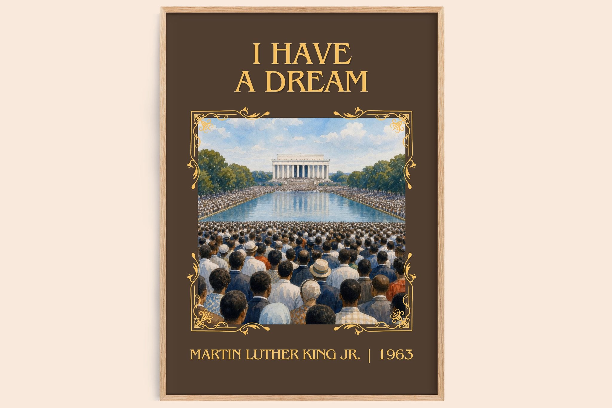 I have a dream Classic Book Art Print by Martin Luther King Jr.
