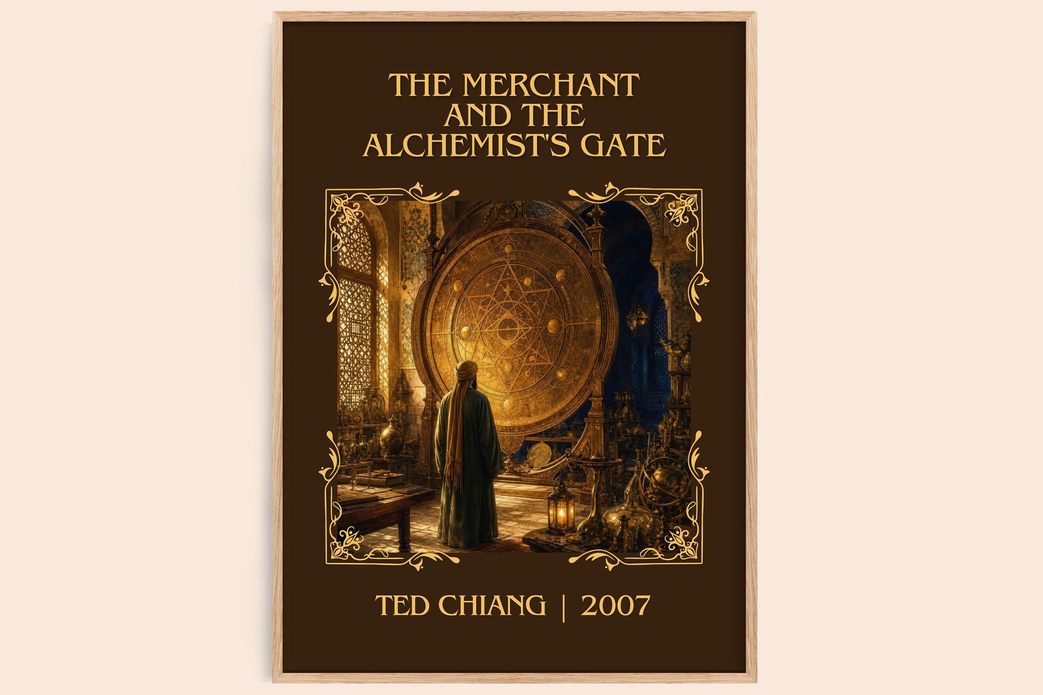 Merchant and the Alchemist's Gate Classic Book Art Print by Ted Chiang