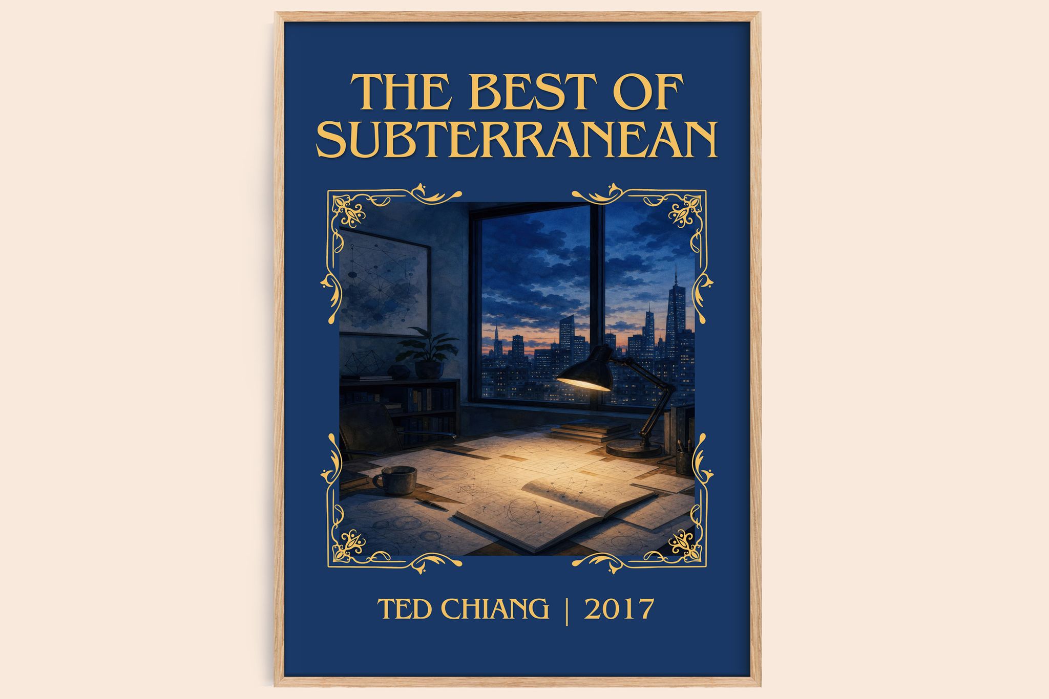 The Best of Subterranean Classic Book Art Print by Ted Chiang
