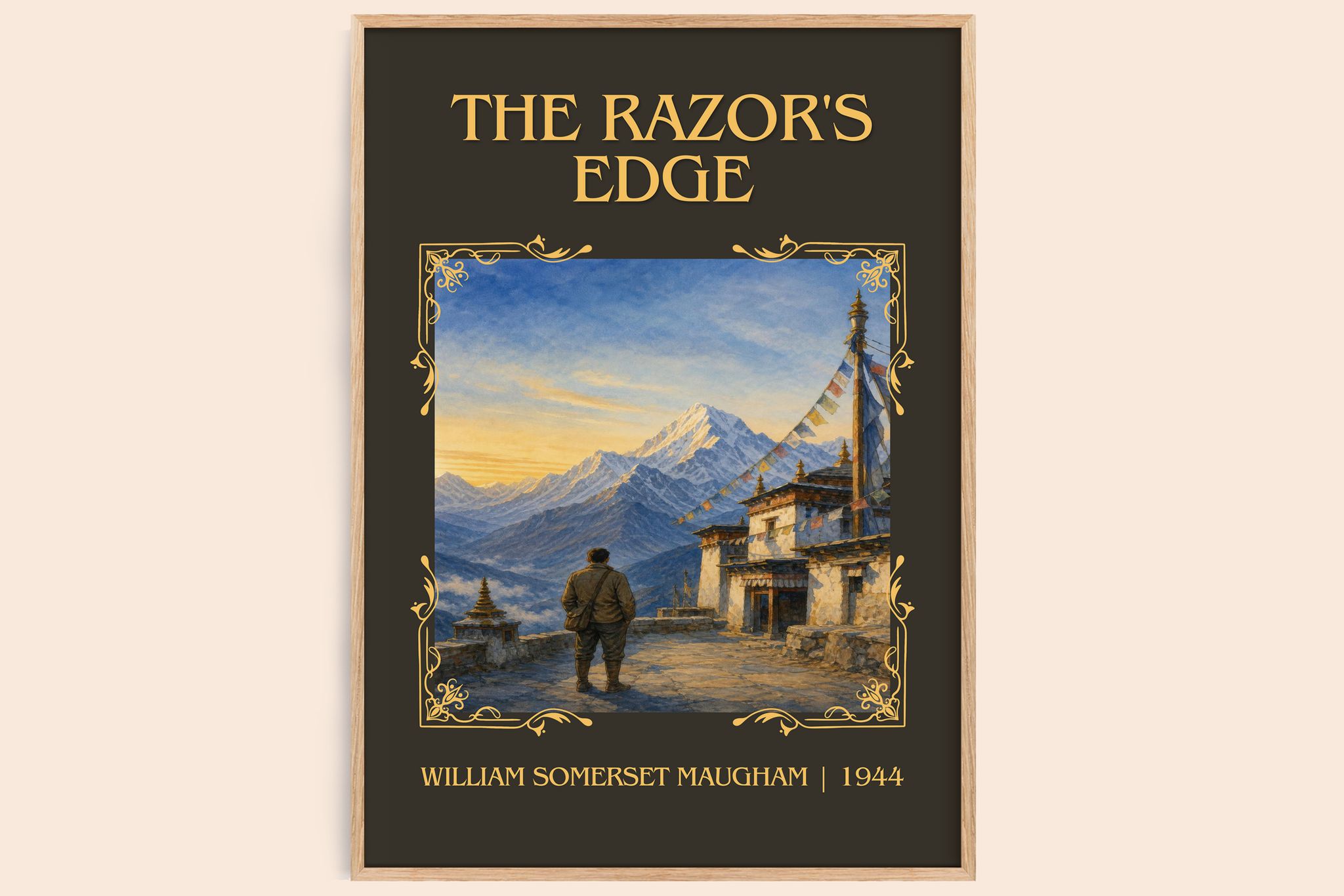 The Razor's Edge Classic Book Art Print by William Somerset Maugham
