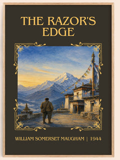 The Razor's Edge Classic Book Art Print by William Somerset Maugham – book poster