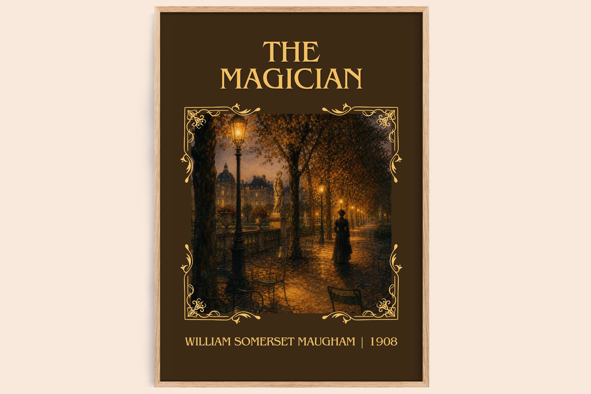 The Magician Classic Book Art Print by William Somerset Maugham