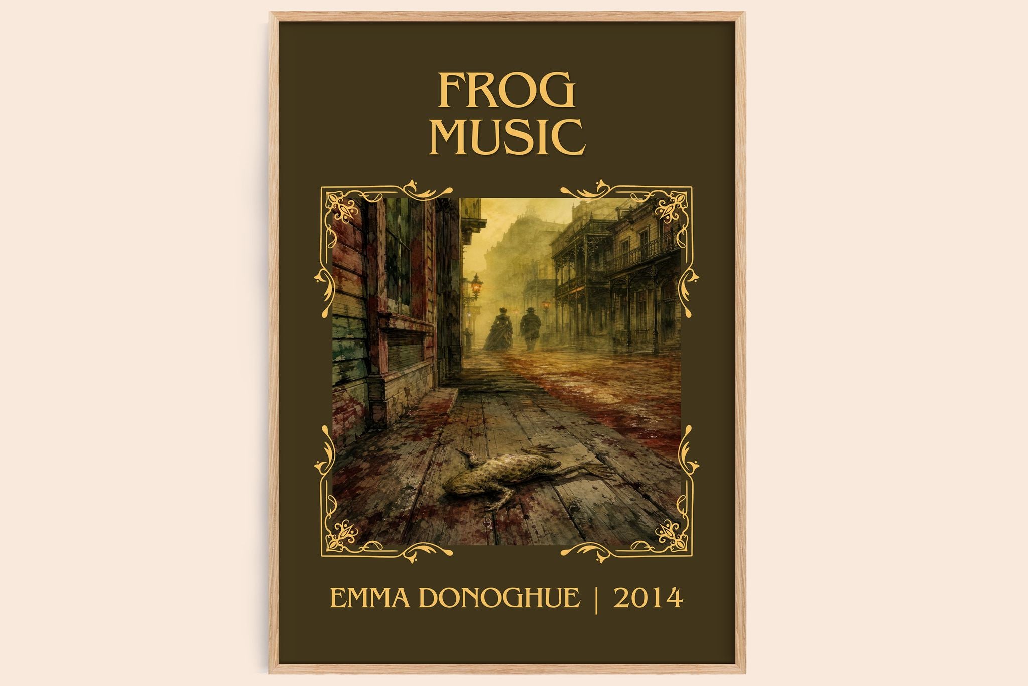 Frog music Classic Book Art Print by Emma Donoghue