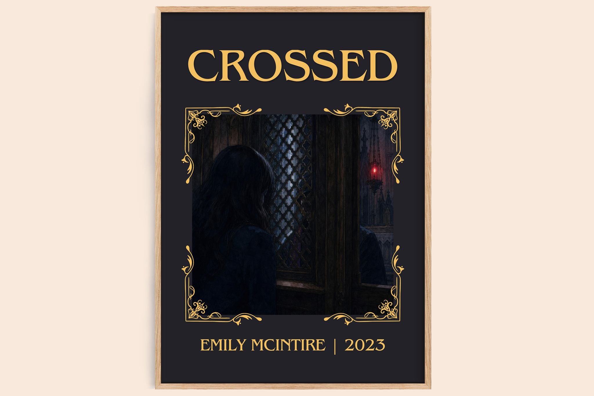 Crossed Classic Book Art Print by Emily McIntire