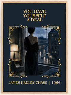 You have yourself a deal Classic Book Art Print by James Hadley Chase – image 1