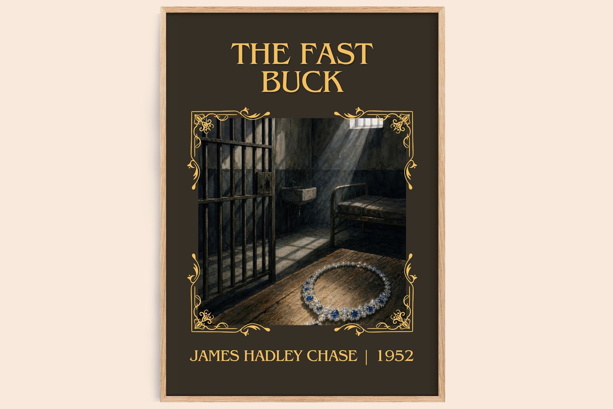 The Fast Buck Classic Book Art Print by James Hadley Chase