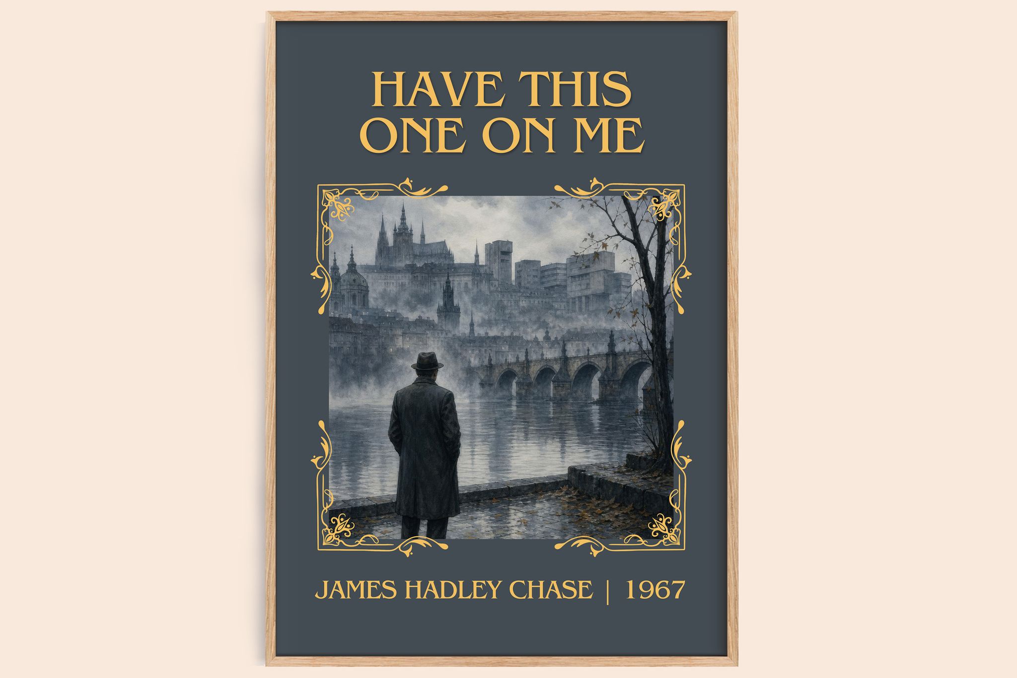 Have this one on me Classic Book Art Print by James Hadley Chase
