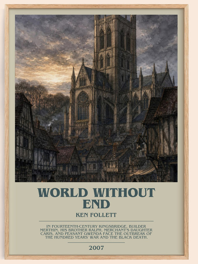 World Without End Bookish Wall Art by Ken Follett