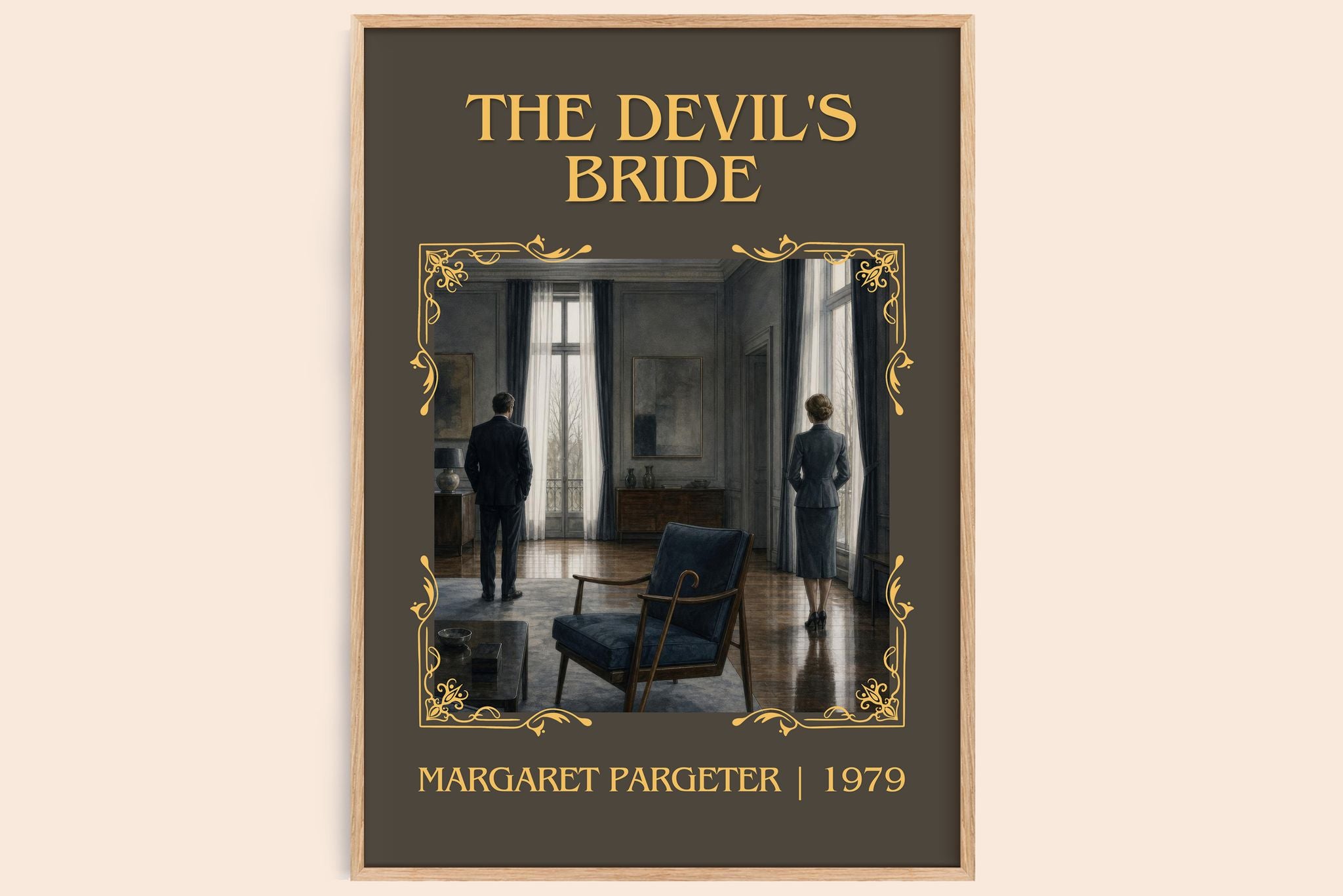 The Devil's Bride Classic Book Art Print by Margaret Pargeter