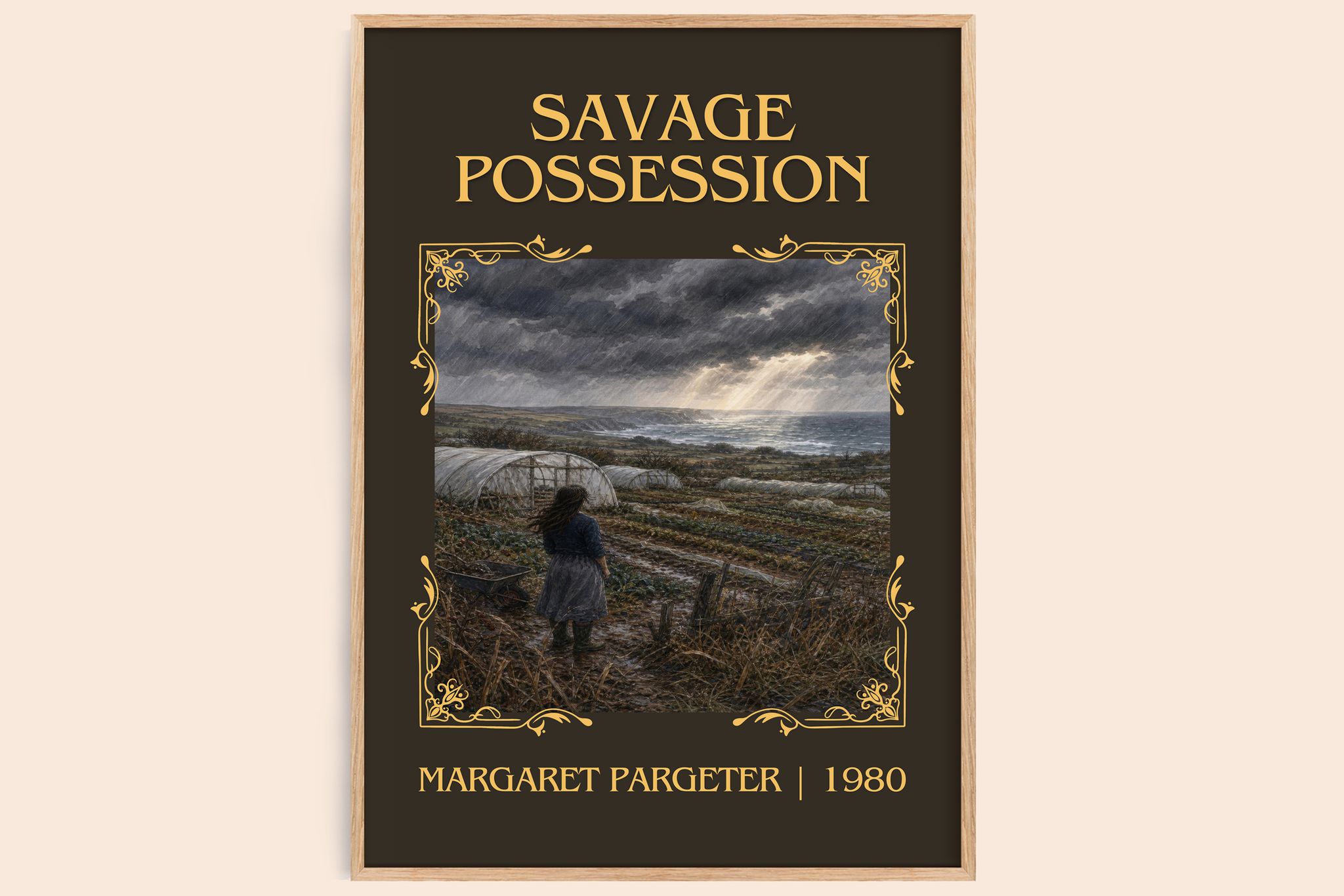 Savage possession Classic Book Art Print by Margaret Pargeter