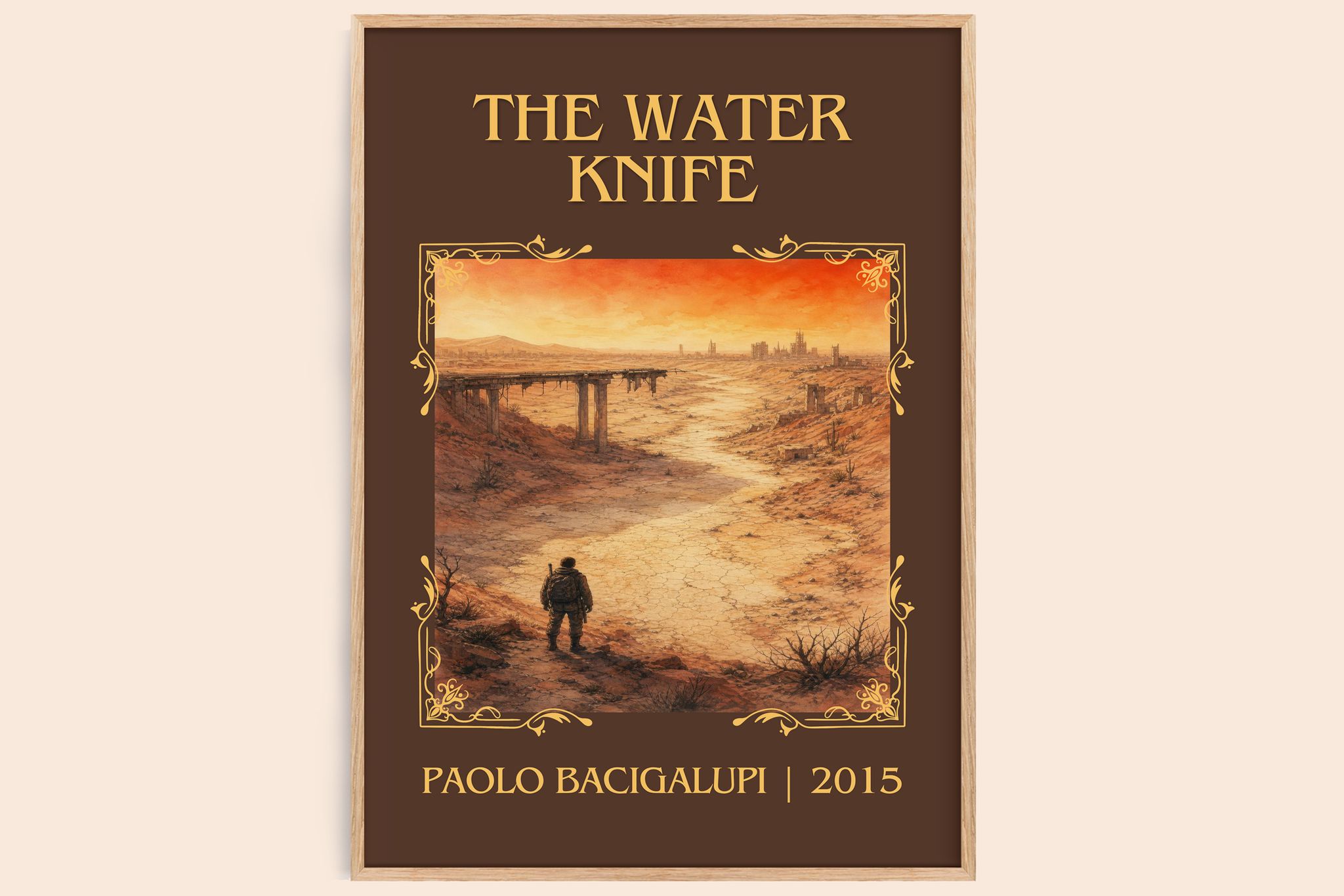 The Water Knife Classic Book Art Print by Paolo Bacigalupi