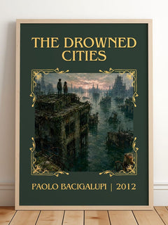 The drowned cities Classic Book Art Print by Paolo Bacigalupi – image 2