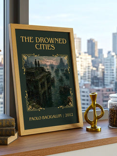 The drowned cities Classic Book Art Print by Paolo Bacigalupi – image 3