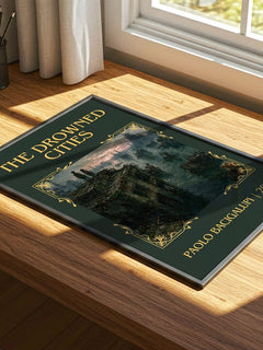 The drowned cities Classic Book Art Print by Paolo Bacigalupi – image 4