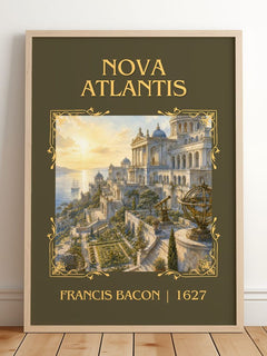 Nova Atlantis Classic Book Art Print by Francis Bacon – image 2