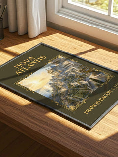 Nova Atlantis Classic Book Art Print by Francis Bacon – image 4