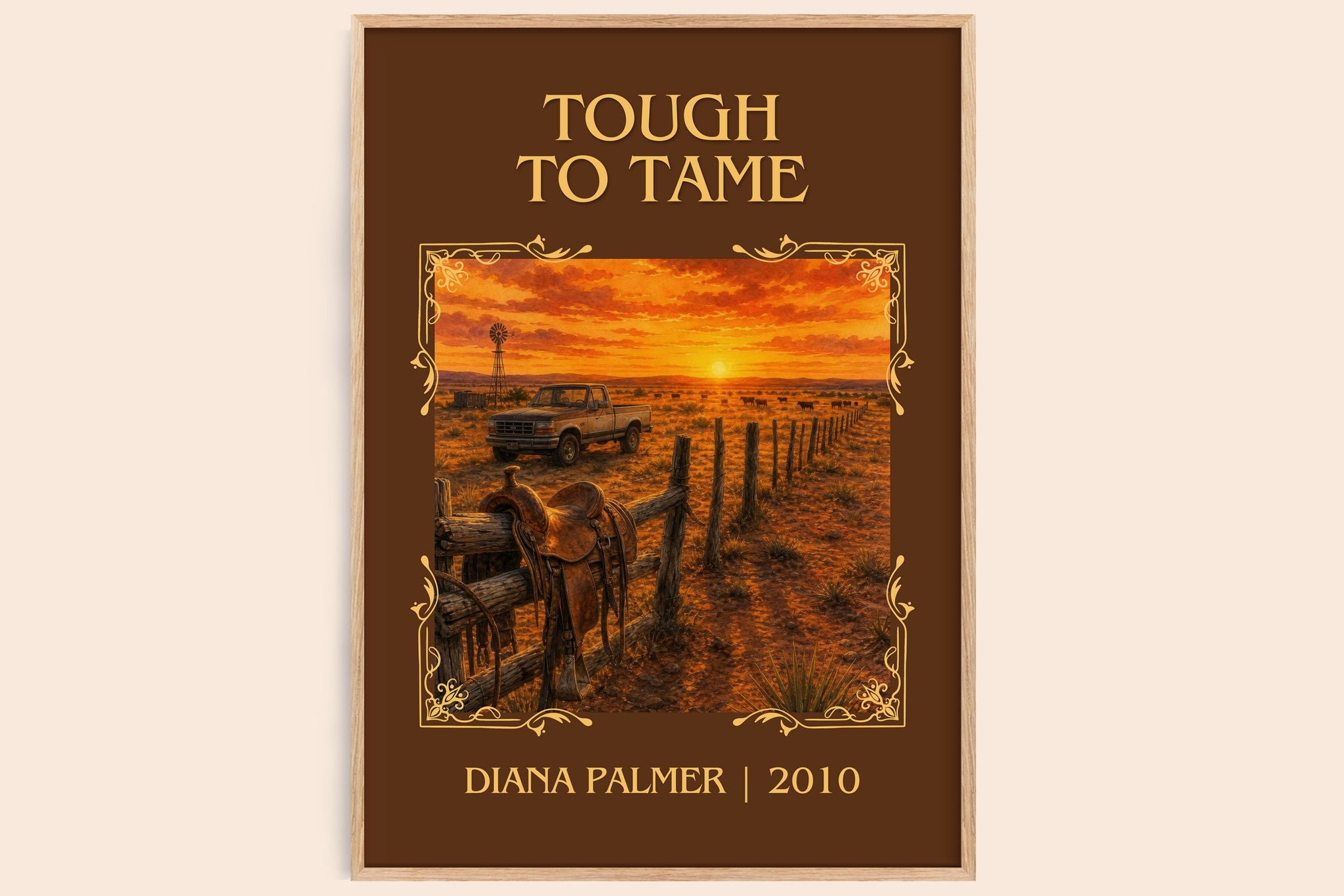 Tough to Tame Classic Book Art Print by Diana Palmer