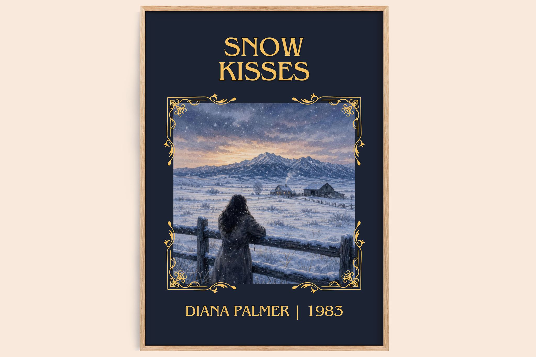 Snow Kisses Classic Book Art Print by Diana Palmer