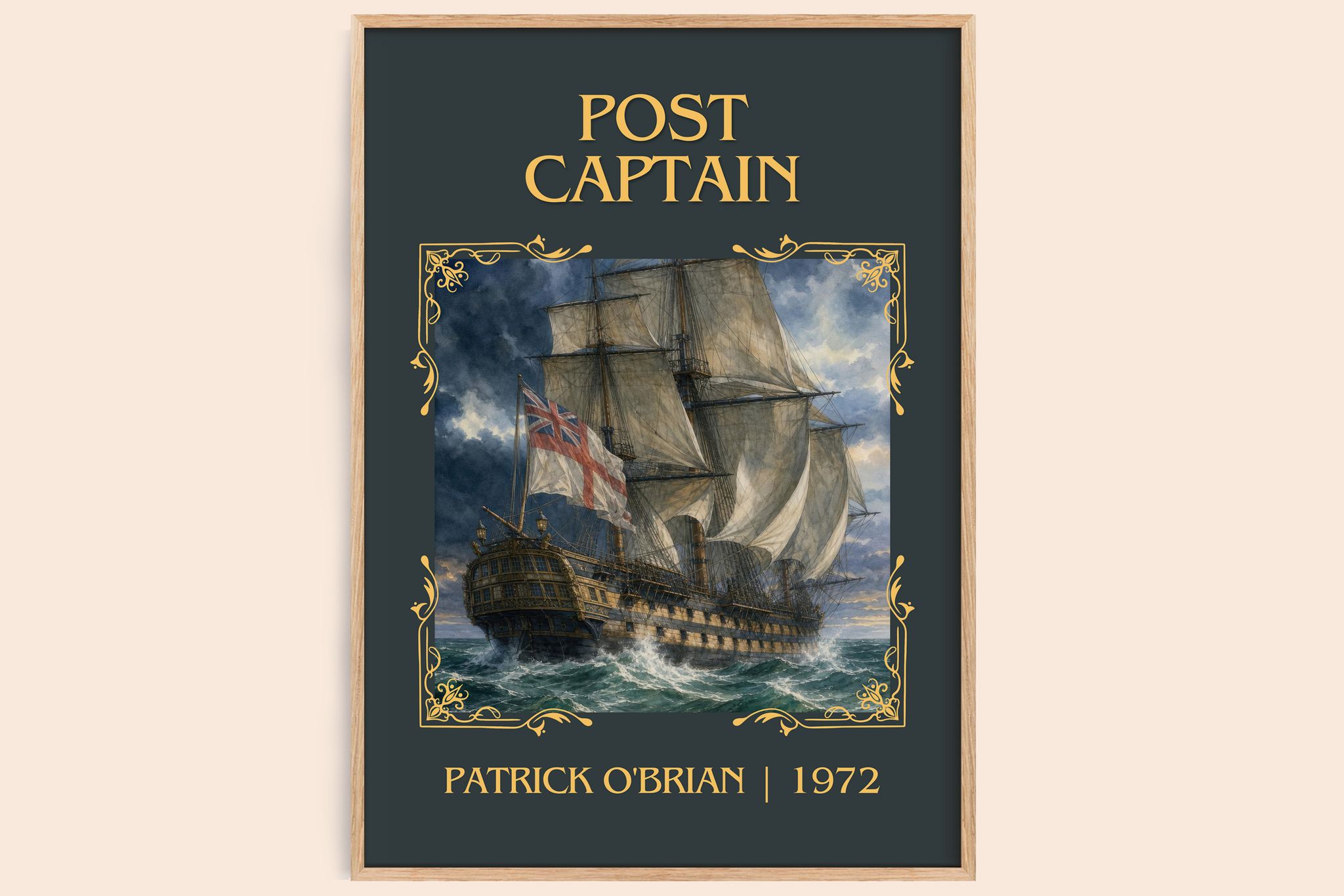 Post Captain Classic Book Art Print by Patrick O'Brian