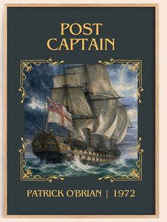 Post Captain Classic Book Art Print by Patrick O'Brian – book poster