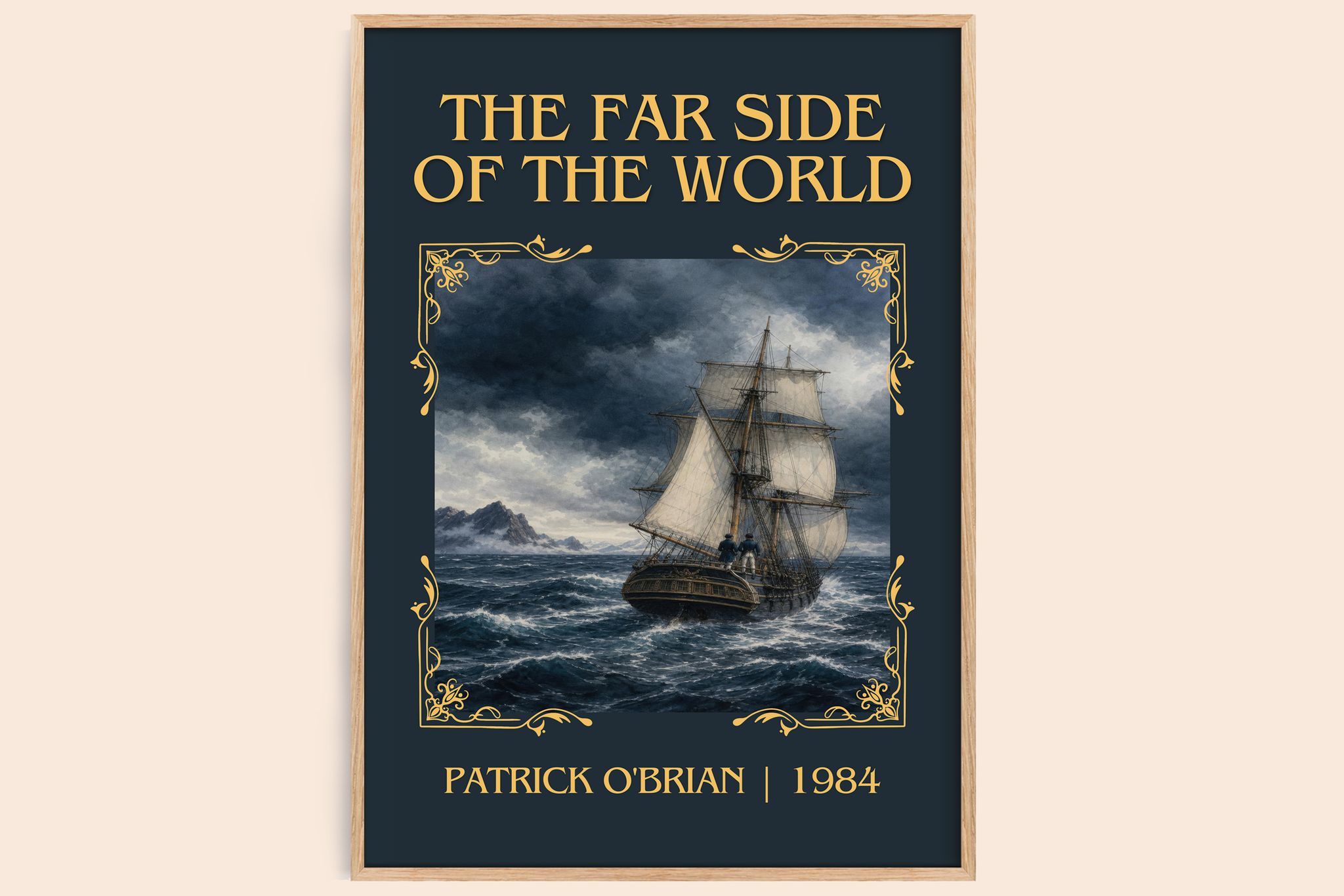 The Far Side of the World Classic Book Art Print by Patrick O'Brian