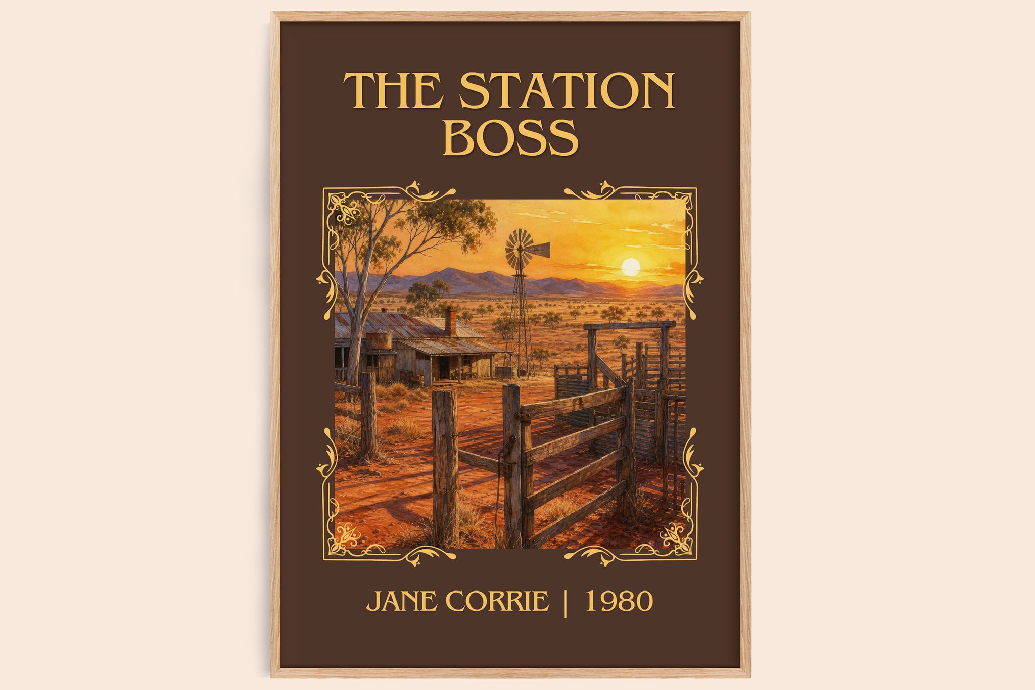 The station boss Classic Book Art Print by Jane Corrie
