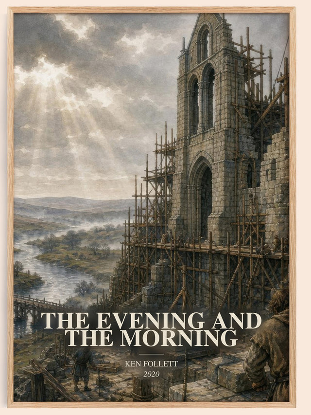 Evening And The Morning Book Watercolour Illustration by Ken Follett