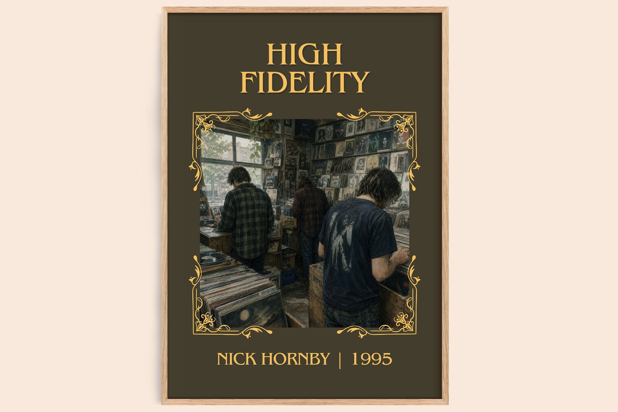 High Fidelity Classic Book Art Print by Nick Hornby