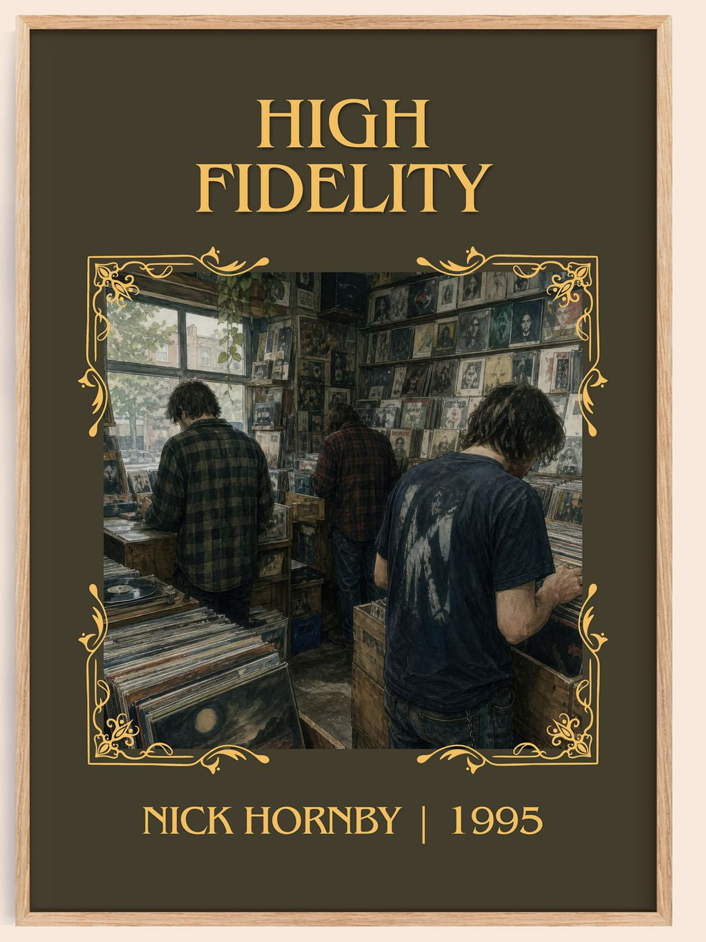 High Fidelity Classic Book Art Print by Nick Hornby – book poster