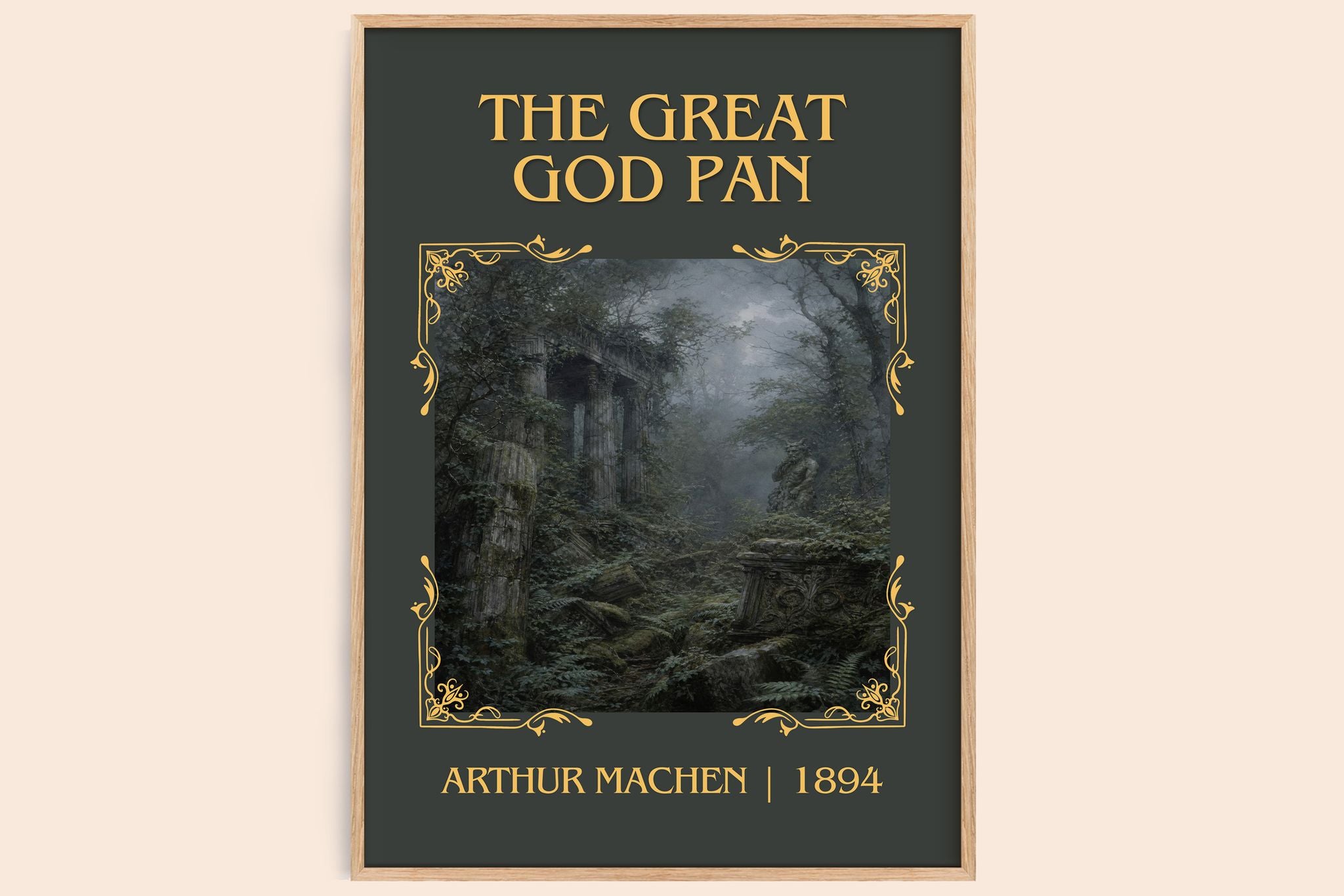 The Great God Pan Classic Book Art Print by Arthur Machen