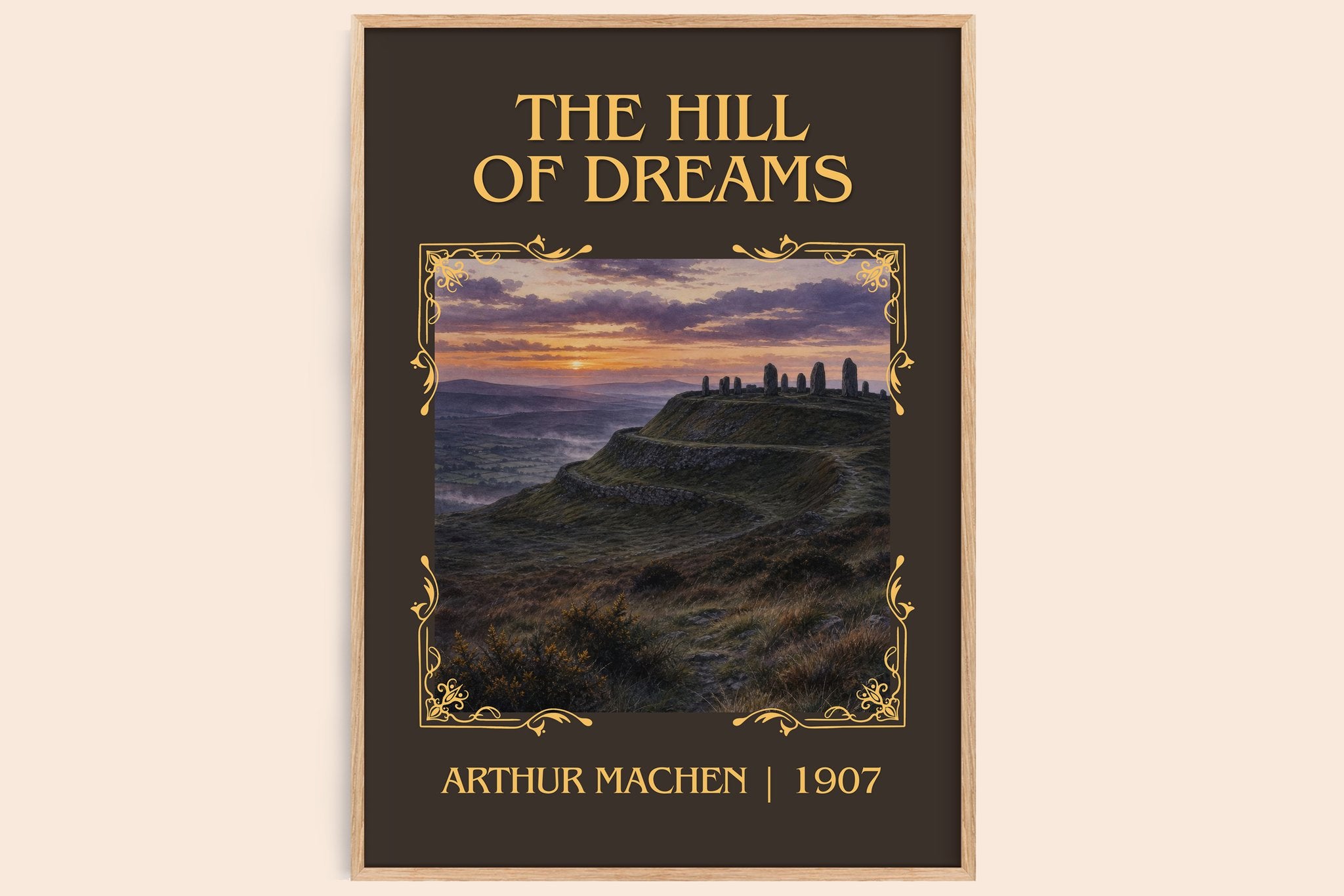 The Hill of Dreams Classic Book Art Print by Arthur Machen