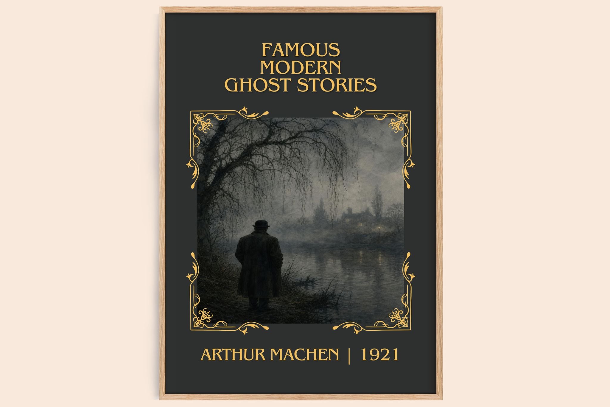 Famous Modern Ghost Stories Classic Book Art Print by Arthur Machen
