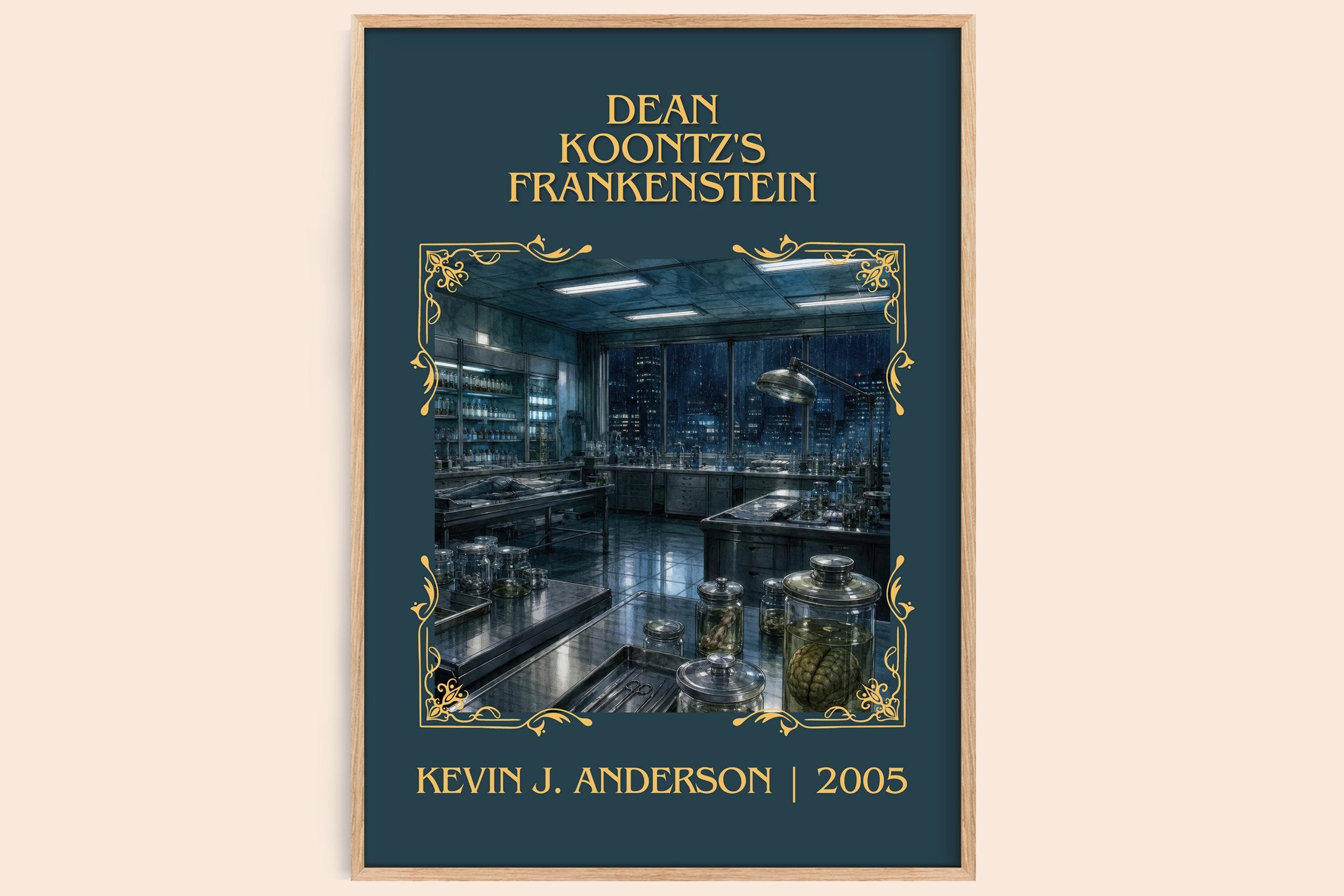 Dean Koontz's Frankenstein Classic Book Art Print by Kevin J. Anderson