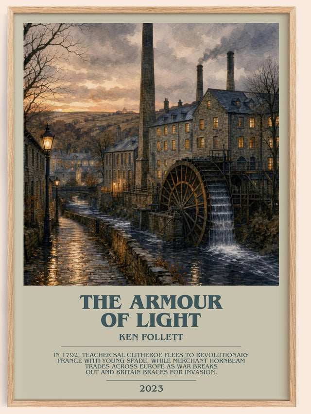 The Armour Of Light Bookish Wall Art by Ken Follett