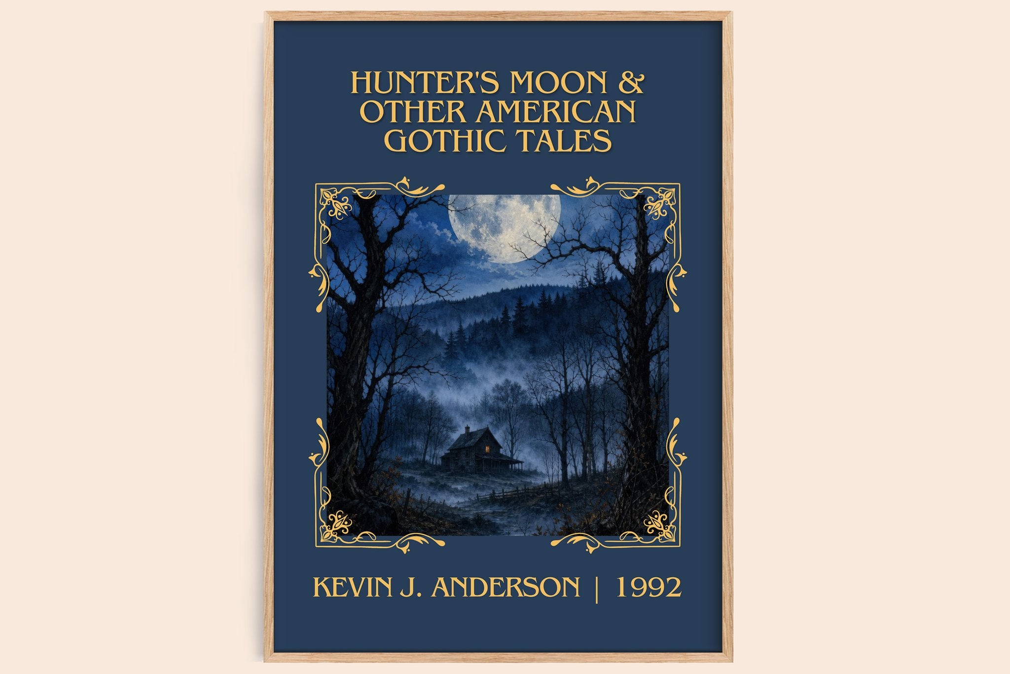 Hunter's Moon & Other American Gothic Tales Classic Book Art Print by Kevin J. Anderson