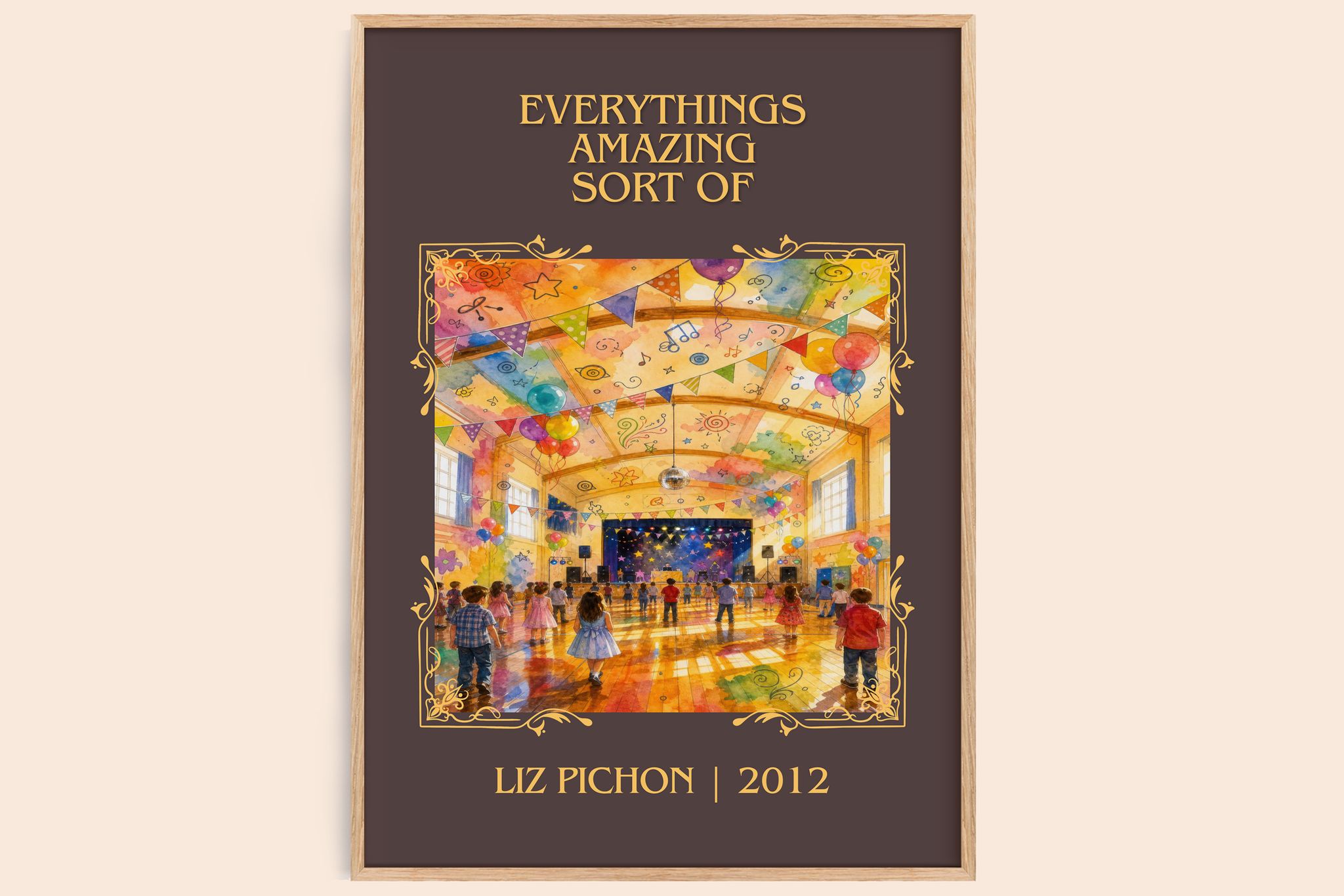 Everythings Amazing Sort Of Classic Book Art Print by Liz Pichon