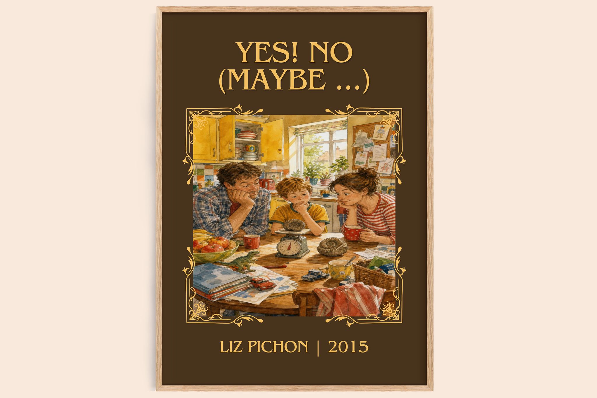 Yes! no (maybe ...) Classic Book Art Print by Liz Pichon