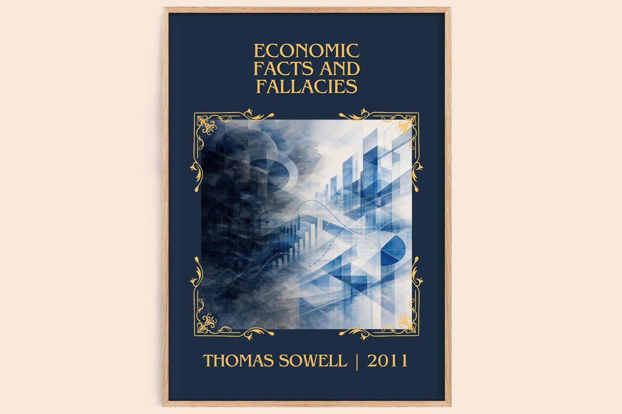 Economic Facts and Fallacies Classic Book Art Print by Thomas Sowell